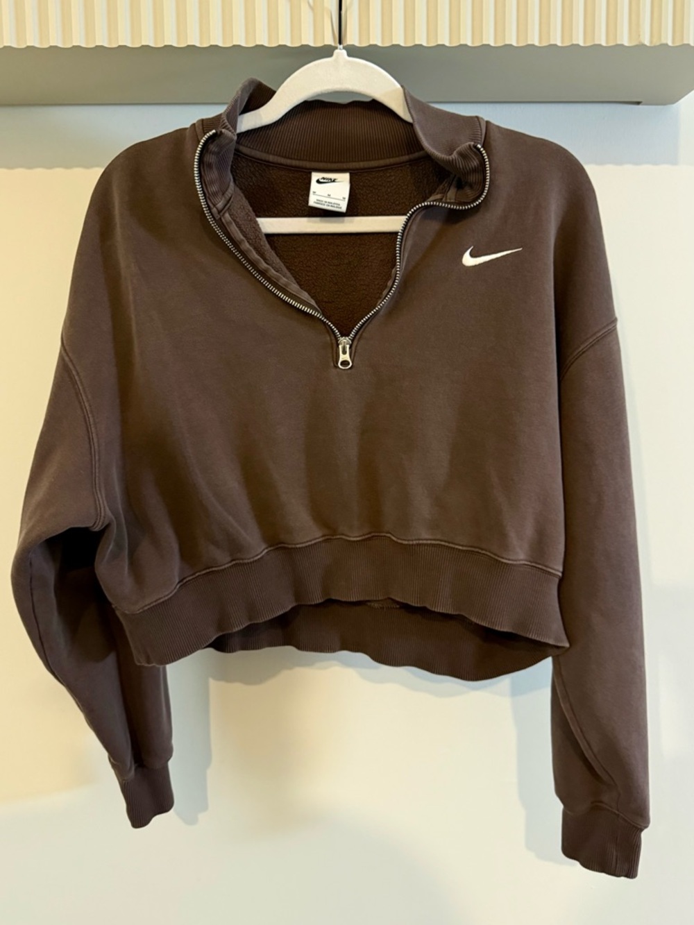 Nike Sportswear Phoenix Fleece Women's 1/2-Zip Cropped Sweatshirt